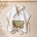 Poncho toalla playa piscina Flor de Lis